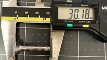 Load image into Gallery viewer, Hydrofoil wingscrews  - jeu de 4 visses tête fraisée M6 30 mm / New Satin dark grey set
