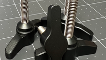 Load image into Gallery viewer, Hydrofoil wingscrews  - jeu de 4 visses tête fraisée M6 30 mm / New Satin dark grey set
