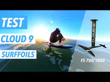 Load and play video in Gallery viewer, CLOUD IX SURF FOILS : FS (FORWARD SWEPT) HIGH ASPECT CARBON FOILS - COMPLET SET UP
