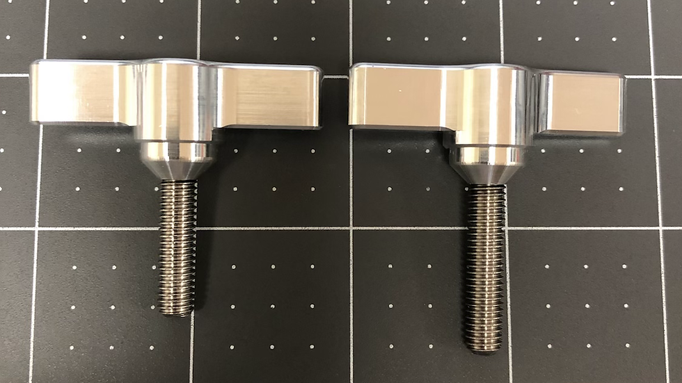 Hydrofoil Wingscrews  - jeu de 4 visses mixtes à tête fraisée M6x30mm/35mm pour une utilisation avec des cales de mât sur foils (Takuma, Signature, Axis, AFS... )